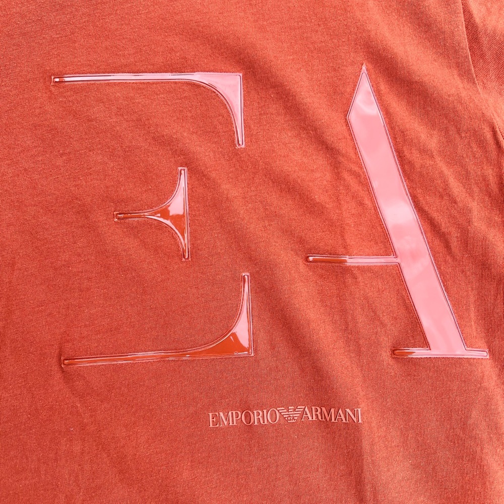 Emporio Armani Men's Terracotta Tee